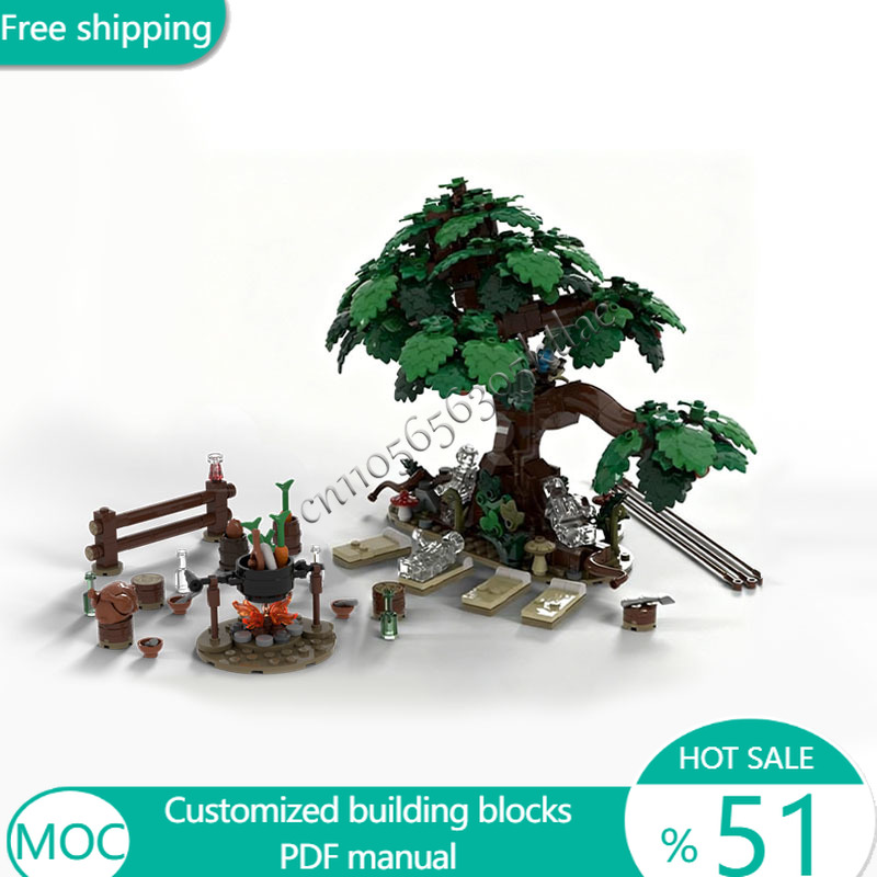 Kids Toys Blocks - 688 PCS Pohon Apel Kamp Petualangan