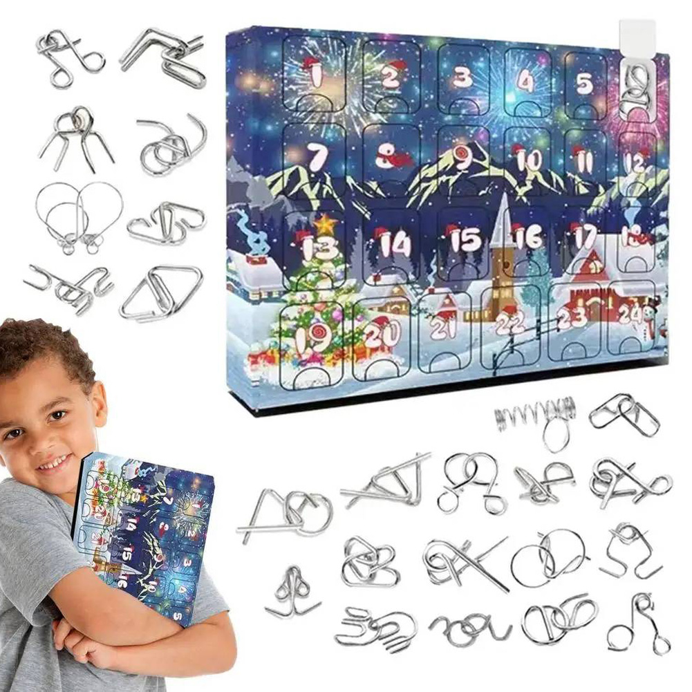Kids Toys Xmas 2025 - 2025 Kit kalender kedatangan mainan Puzzle