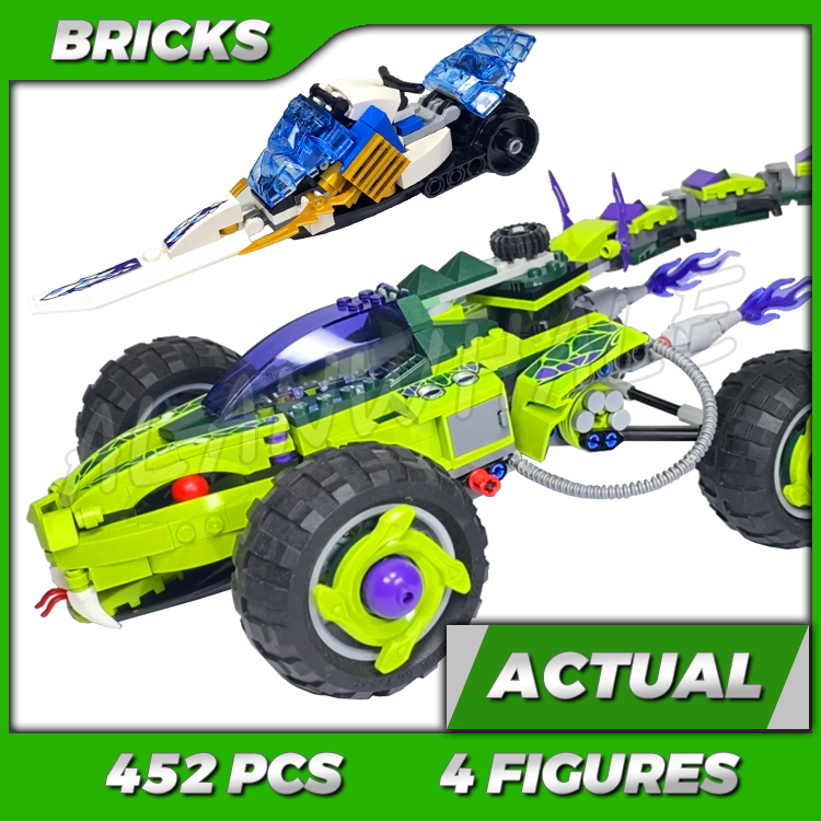 Kids Toys Xmas 2025 - 452 Buah Shinobi Fangpyre Truck Ambush