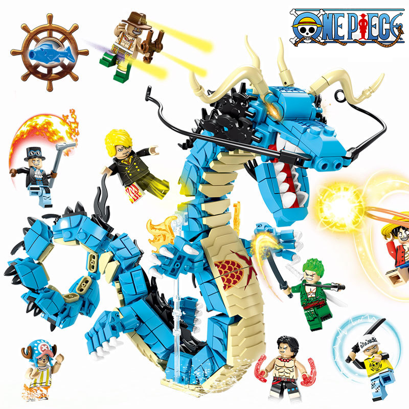 Kids Toys Blocks - One Piece Blok Bangunan Kotak Buta