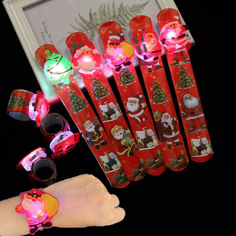 Kids Toys Xmas 2025 - 5/10/20 buah gelang cahaya Natal cincin