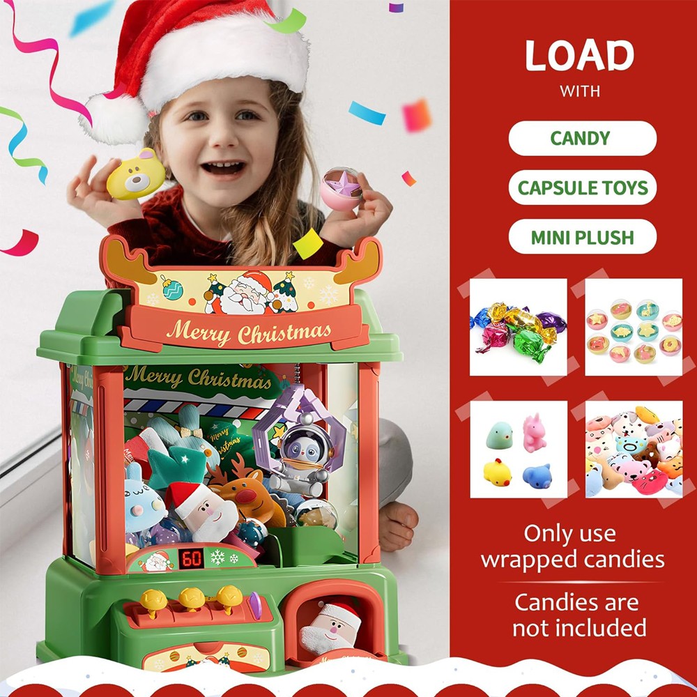 Mesin cakar Natal untuk anak-a - Kids Toys Vending Machine ulasan dan harga