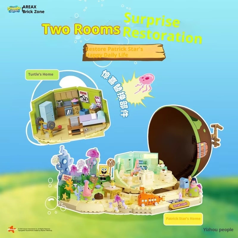 Set Blok Bangunan Spongebob Pa - Kids Toys Blocks ulasan dan harga