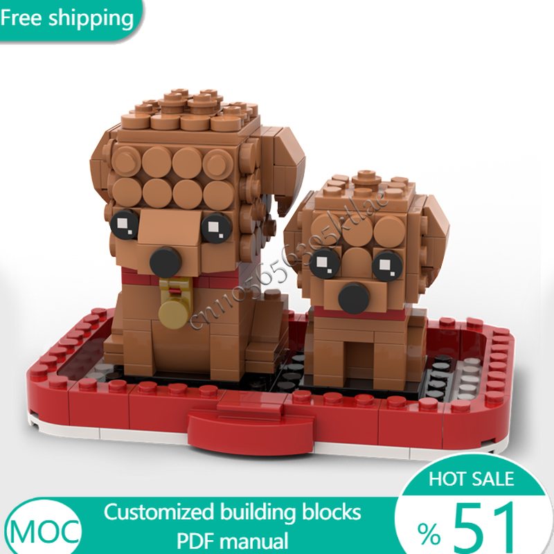 293 PCS Hewan Goldendoodle Dan - Kids Toys Blocks ulasan dan harga