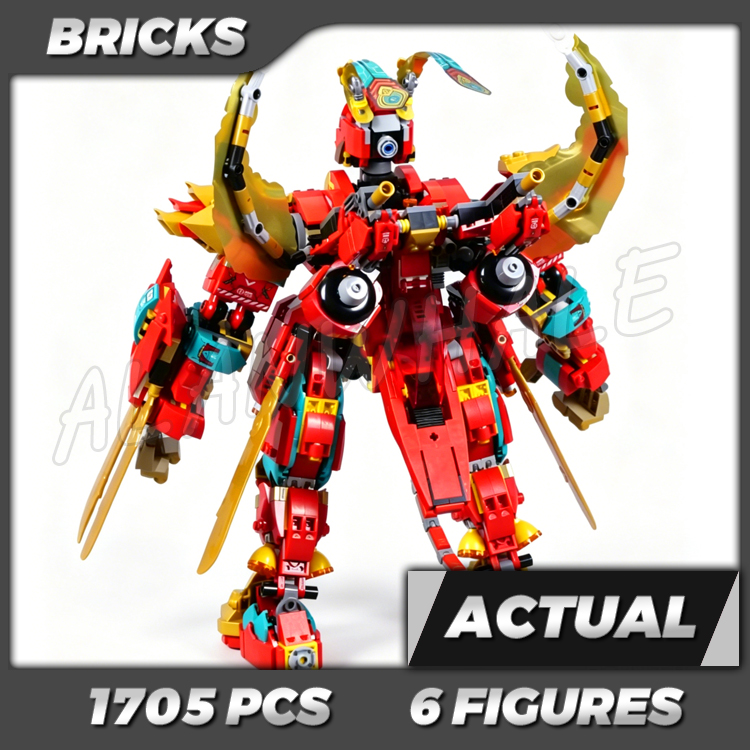 1705pcs Monkie Kid Monkey King - Kids Toys Xmas 2025 ulasan dan harga